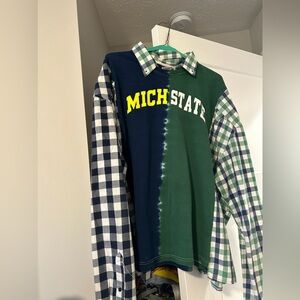 Up cycled, reworked shirt